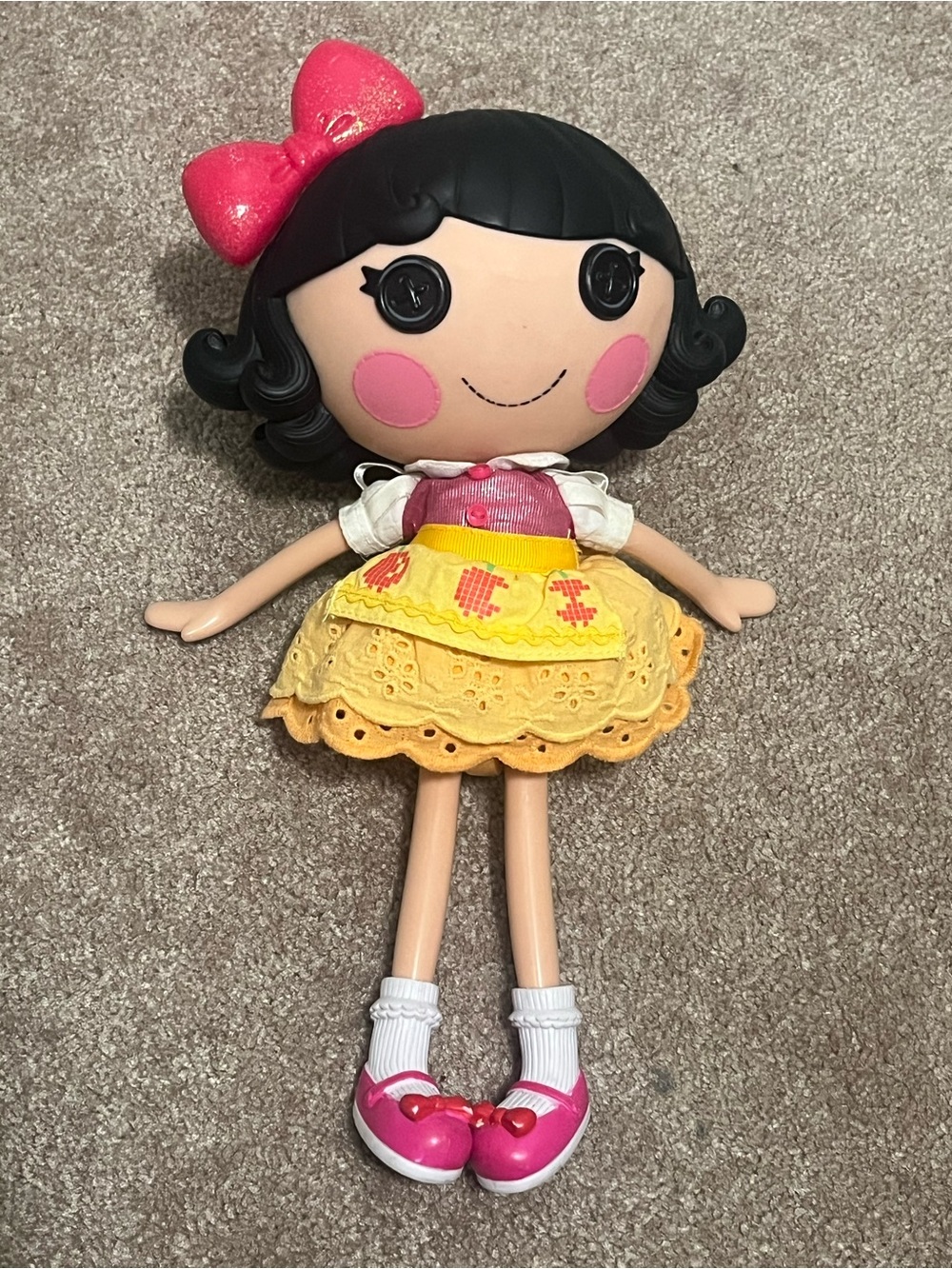 Lalaloopsy Snowy Fairest Snow White Full Size Y2K Doll with Outfit & Shoes